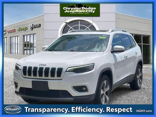 Bright White Clearcoat 2019 Jeep Cherokee Limited