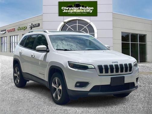 Bright White Clearcoat 2019 Jeep Cherokee Limited