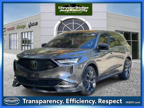 Gray 2024 Acura MDX A-Spec