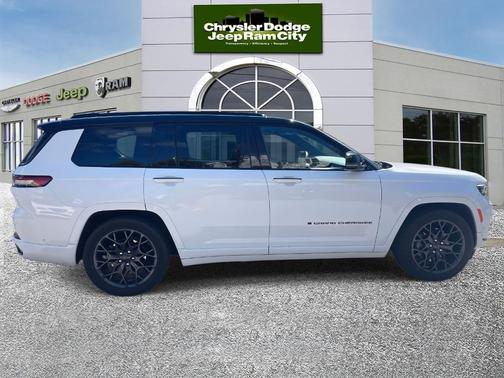 Bright White Clearcoat 2024 Jeep Grand Cherokee L Summit