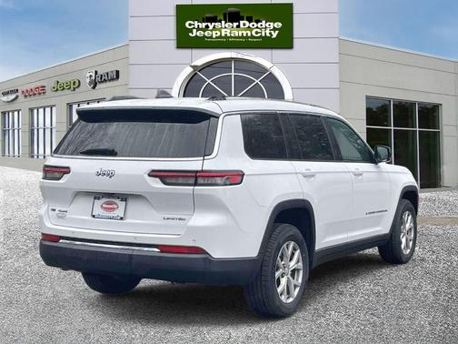 Bright White Clearcoat 2021 Jeep Grand Cherokee L Limited