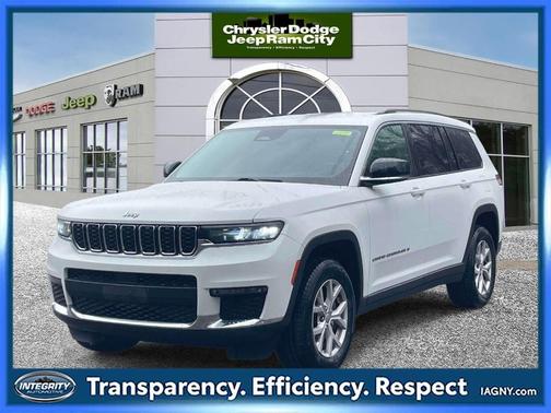 Bright White Clearcoat 2021 Jeep Grand Cherokee L Limited