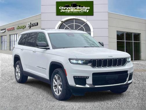 Bright White Clearcoat 2021 Jeep Grand Cherokee L Limited