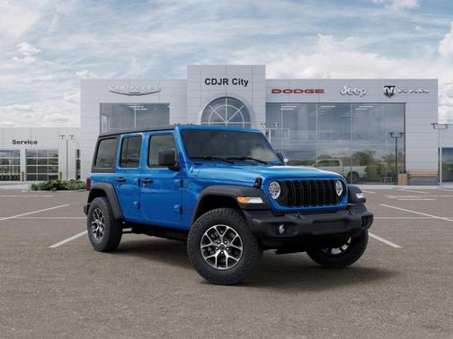 Hydro Blue Pearl 2026 Jeep Wrangler Sport