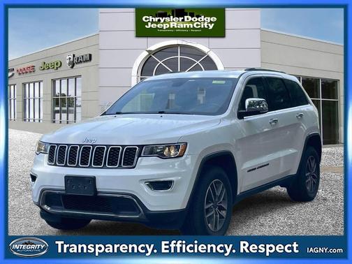 Bright White Clearcoat 2020 Jeep Grand Cherokee Limited