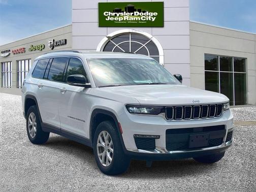 Bright White Clearcoat 2022 Jeep Grand Cherokee L Limited