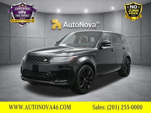 Black 2019 Land Rover Range Rover Sport HST MHEV