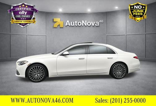 designo Diamond White 2021 Mercedes-Benz S-Class S 580 4MATIC