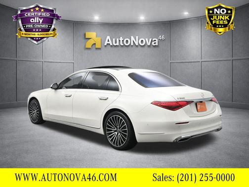 designo Diamond White 2021 Mercedes-Benz S-Class S 580 4MATIC