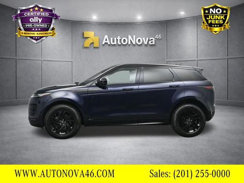 Portofino Blue Metallic 2021 Land Rover Range Rover Evoque R-Dynamic S