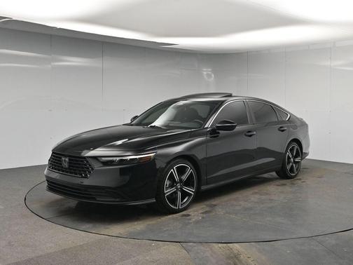 Black 2023 Honda Accord Hybrid Sport Sedan
