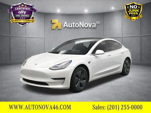 Pearl White Multi-Coat 2019 Tesla Model 3 Long Range