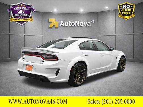 White Knuckle Clearcoat 2023 Dodge Charger SRT Hellcat Widebody Jailbreak