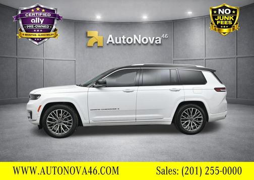 Bright White Clearcoat 2022 Jeep Grand Cherokee L Summit Reserve