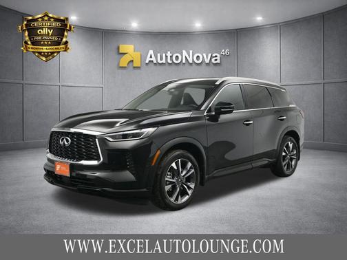 Mineral Black 2023 INFINITI QX60 Luxe