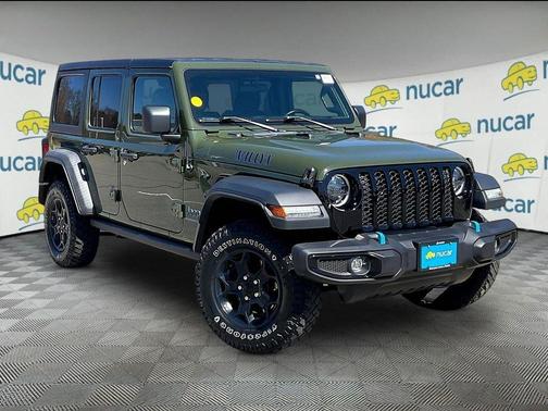 Green 2023 Jeep Wrangler 4xe Base