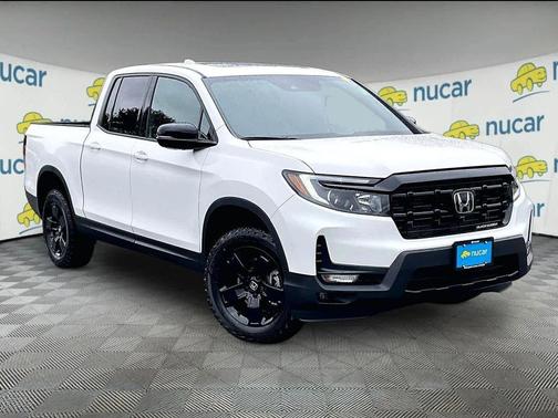 White 2026 Honda Ridgeline Black Edition