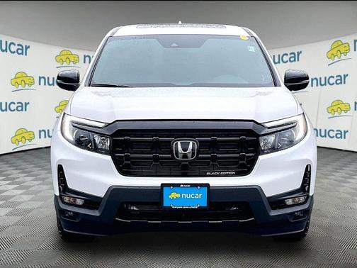 White 2026 Honda Ridgeline Black Edition
