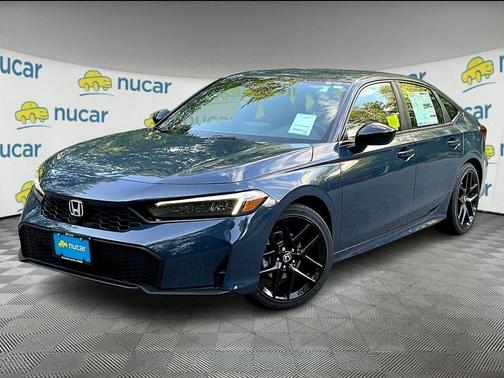 Blue 2026 Honda Civic Sport