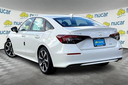White 2026 Honda Civic Hybrid Sport Touring