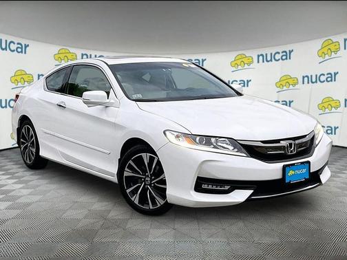White 2017 Honda Accord EX-L