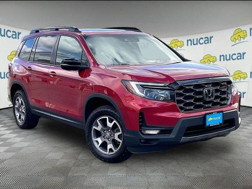 Red 2023 Honda Passport TrailSport