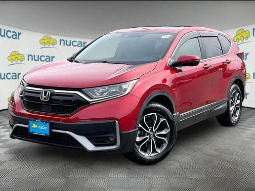 Red 2021 Honda CR-V EX-L