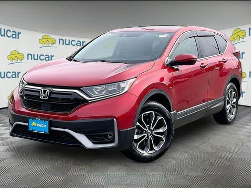 Red 2021 Honda CR-V EX-L