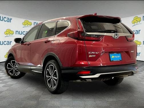 Red 2021 Honda CR-V EX-L