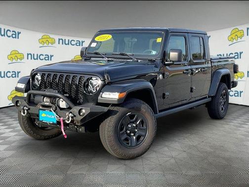 Black 2021 Jeep Gladiator Sport