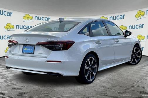White 2026 Honda Civic Hybrid Sport Touring