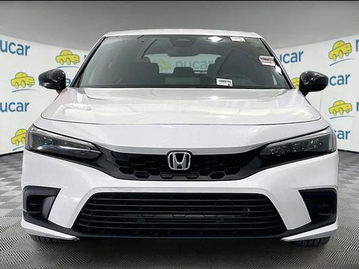 Platinum White Pearl 2024 Honda Civic Sport