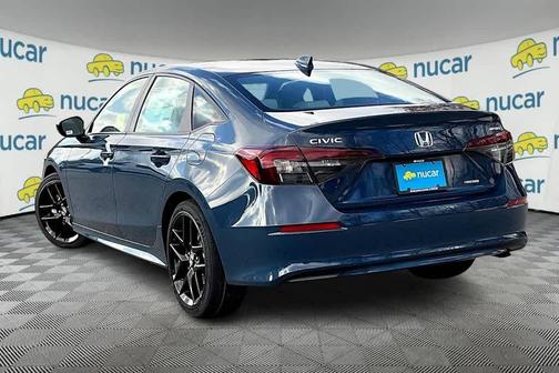Blue 2026 Honda Civic Hybrid Sport