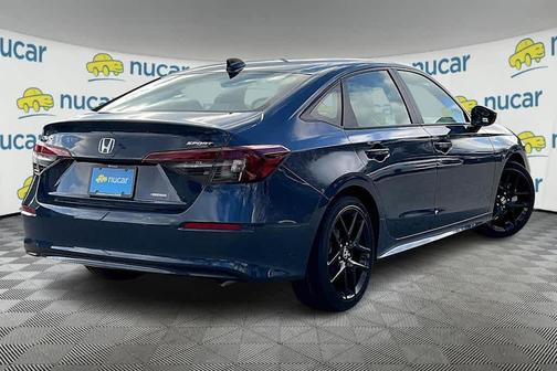 Blue 2026 Honda Civic Hybrid Sport