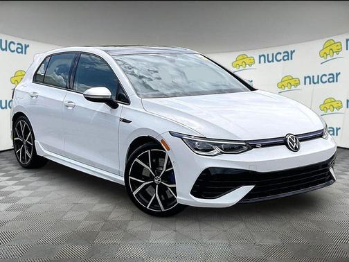 Pure White 2022 Volkswagen Golf R 2.0T
