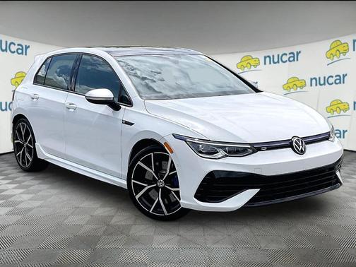 Pure White 2022 Volkswagen Golf R 2.0T