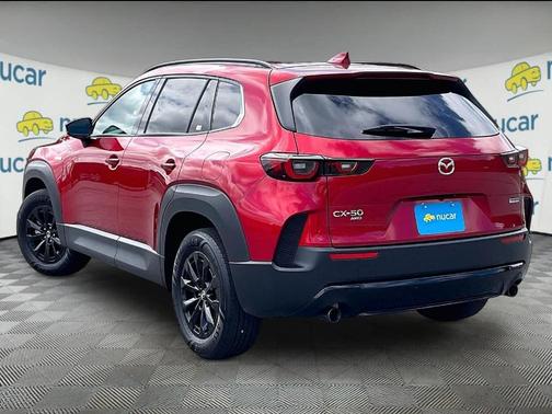 Soul Red Crystal Metallic 2025 Mazda CX-50 Hybrid Premium Package
