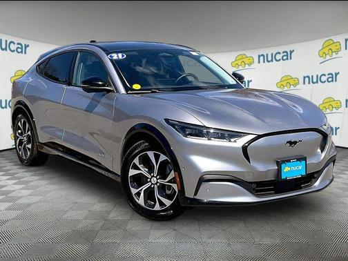 Silver 2021 Ford Mustang Mach-E Premium