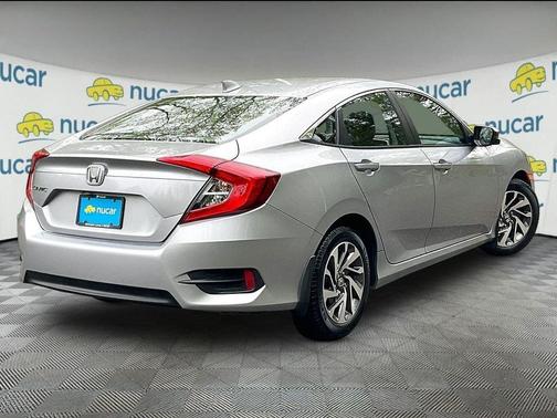 Silver 2017 Honda Civic EX