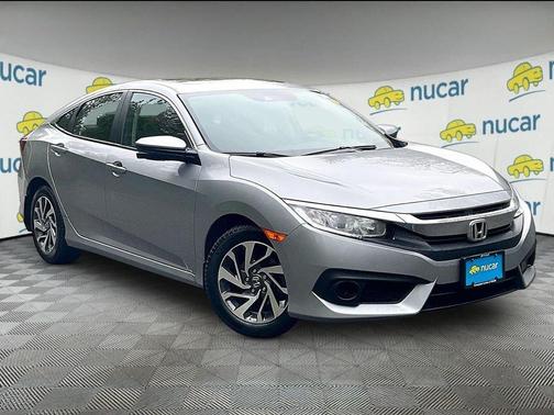 Silver 2017 Honda Civic EX