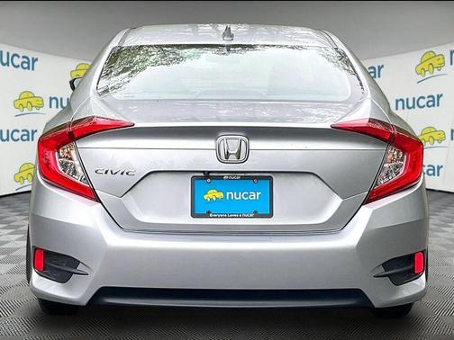 Silver 2017 Honda Civic EX
