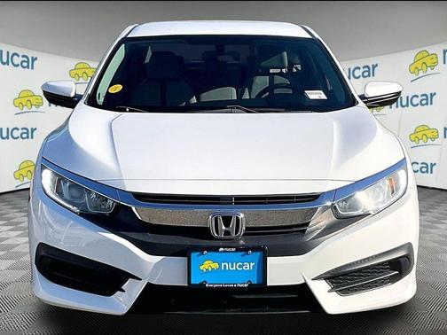 White 2016 Honda Civic LX