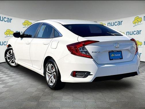 White 2016 Honda Civic LX