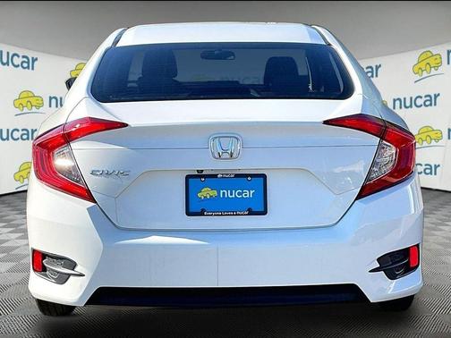 White 2016 Honda Civic LX