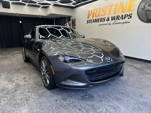 Gray 2017 Mazda MX-5 Miata RF Grand Touring