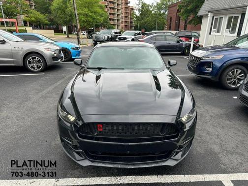 Black 2015 Ford Mustang EcoBoost