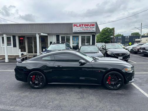 Black 2015 Ford Mustang EcoBoost