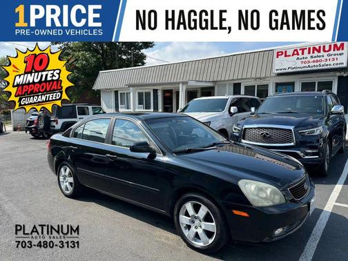 Black 2008 Kia Optima LX