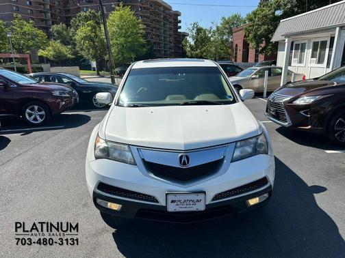 Aspen White Pearl 2010 Acura MDX 3.7L Technology
