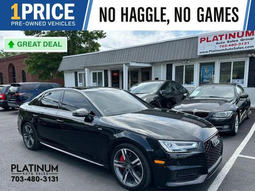 Black 2017 Audi A4 2.0T Premium Plus